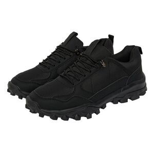 Crosshatch Mens Heymare Hiking Shoes / Black